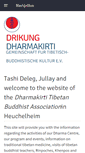Mobile Screenshot of dharmakirti.de